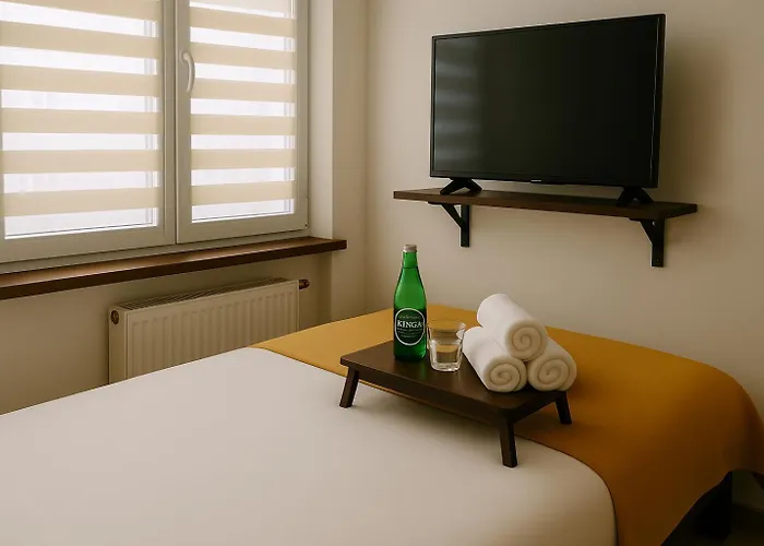 Przytulny W Wiezowcu - Centrum Miasta Podwislocze 38 Lägenhet *